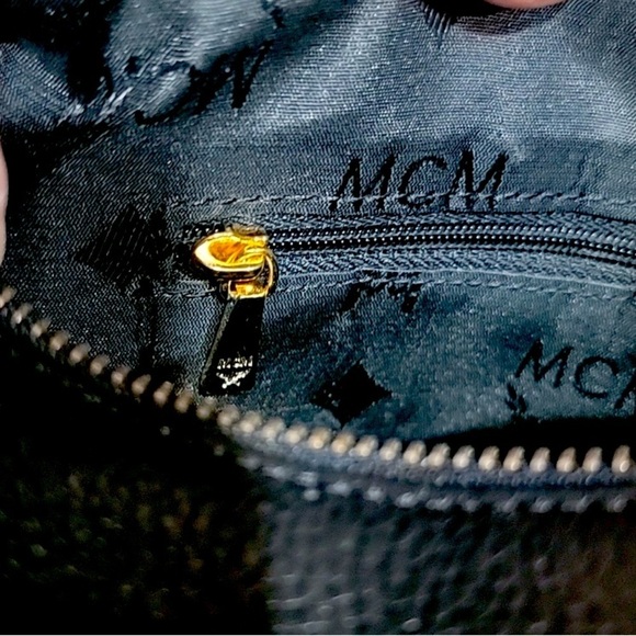 MCM Studded Papillon Barrel Mini Bag, Authentic. EUC - Picture 9 of 10